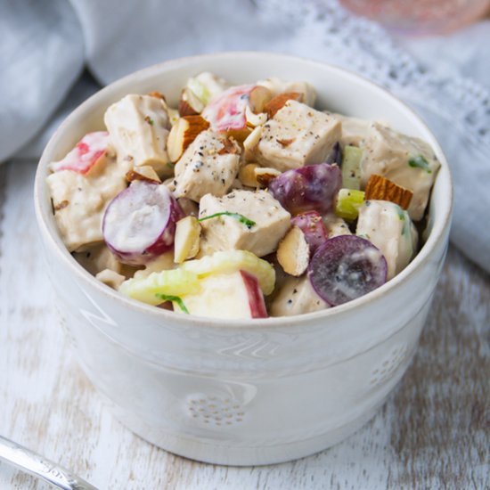 Vegan Chicken Waldorf Salad