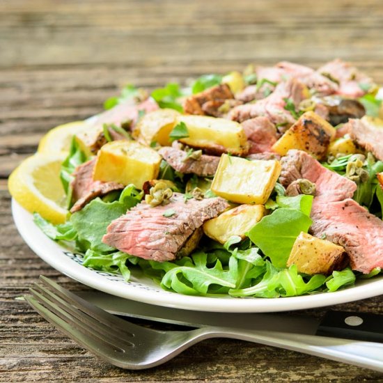 Lemon Pepper Steak Salad