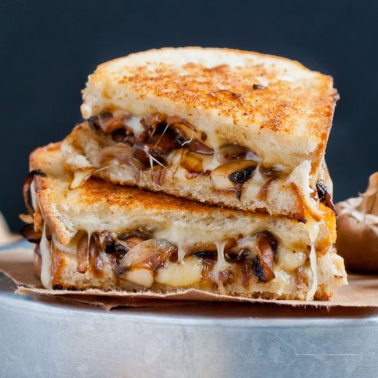 Mushroom Swiss Grilled Cheese