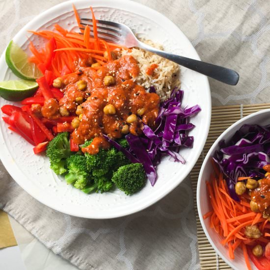 Rainbow Veggie Bowls