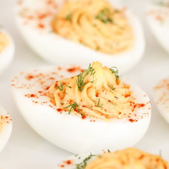 Classic deviled eggs