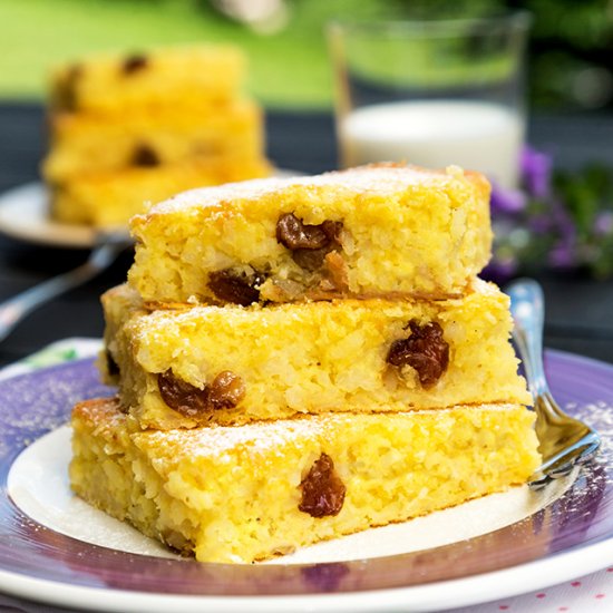 Rice Pudding with Raisins