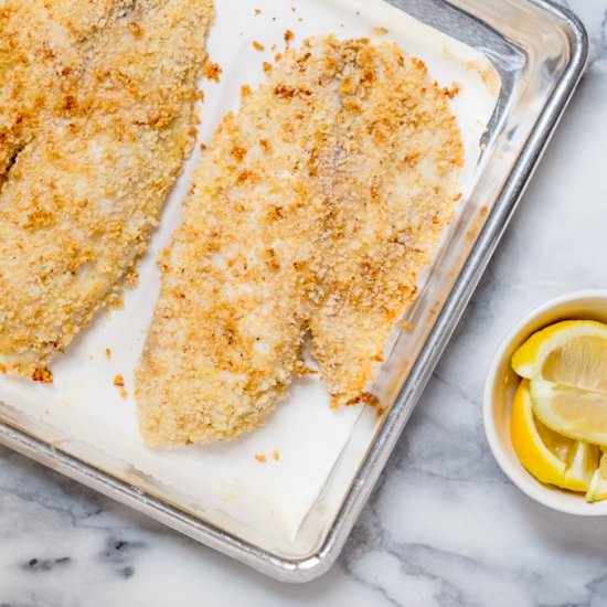 Panko-Crusted Baked Tilapia