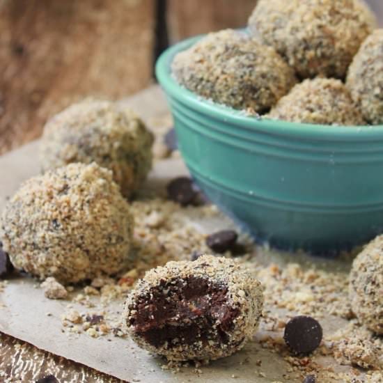 Dark Chocolate Sea Salt Truffles