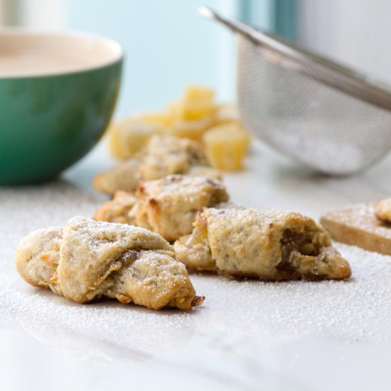 Candied Ginger & Cardamom Rugelach