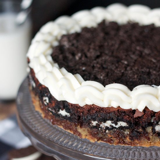 Slutty Brownie Cookie Cake