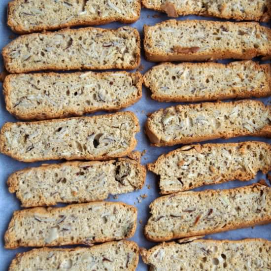 Fat Free Almond Biscotti