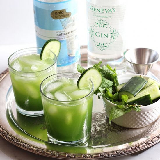 Cucumber Mint Cocktail