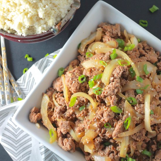 Quick and Easy Korean Beef Bulgogi