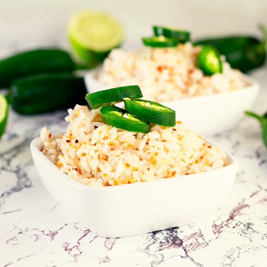 Jalapeno and Lime Easy Rice