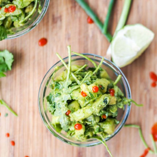 Vegan Cucumber Avocado Salad