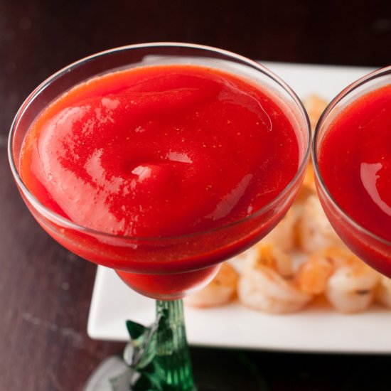 Coconut Rum Strawberry Daiquiris