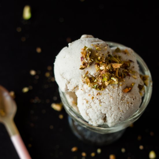 Vegan Cardamom Ice Cream