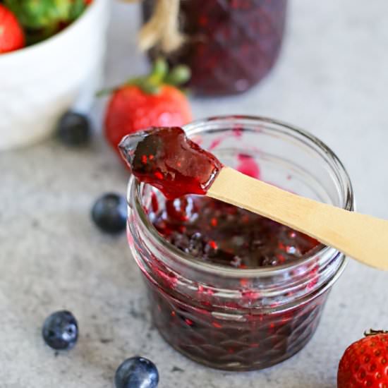 Mixed Berry Quick Jam