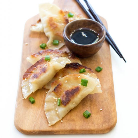 Asian Chicken Dumplings (Two Ways)