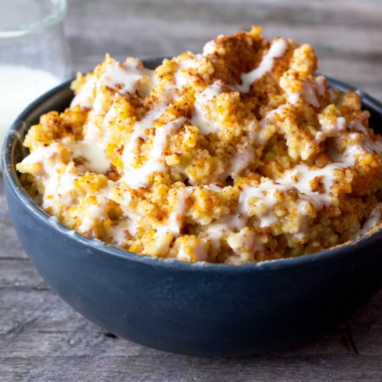 Carrot Cake Couscous Porridge