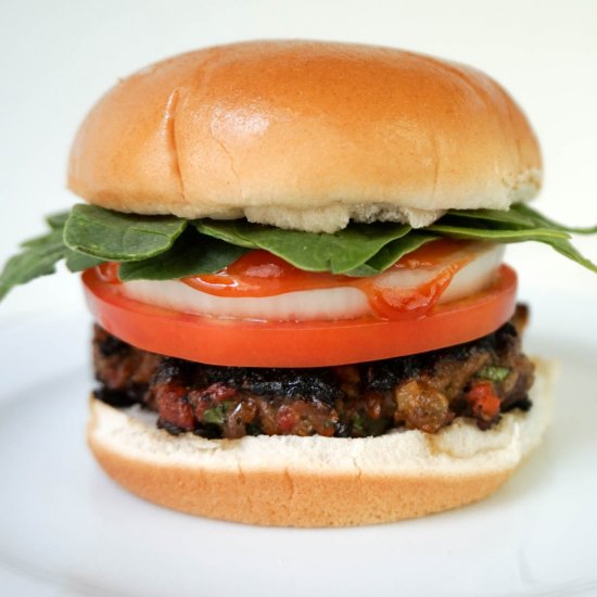 Tri-Pepper Burger