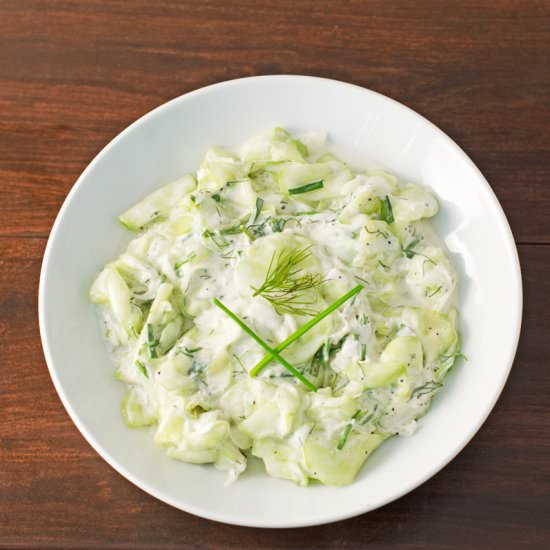 Creamy Cucumber Salad