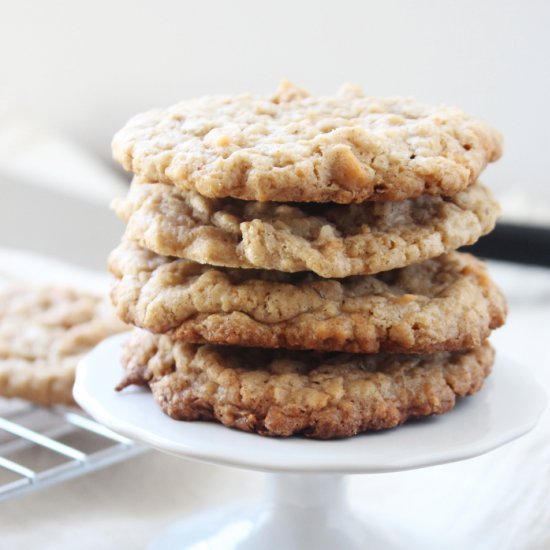 Toasted Coconut Oatmeal Scotchies