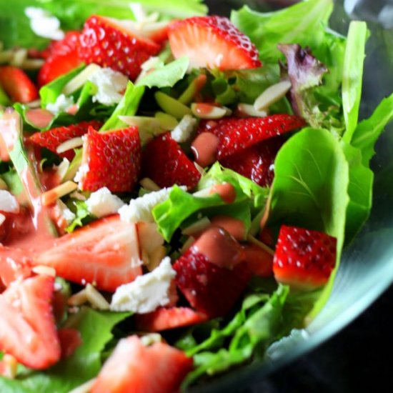 Strawberry Goat Cheese Salad