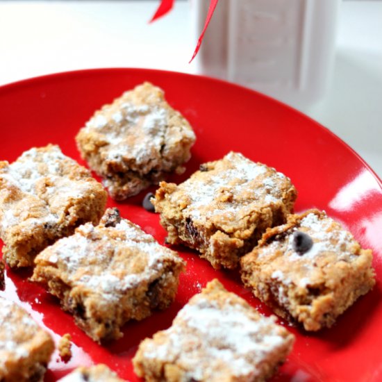 3 Ingredient Chocolate Chip Cookie Bars