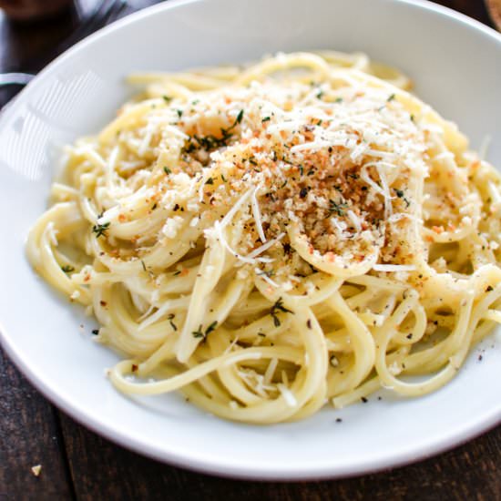 Creamy Pecorino Spaghetti