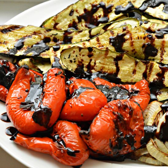 Balsamic-Lime Grilled Veggies