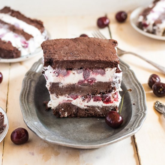 Black Forest Ice Cream Cake