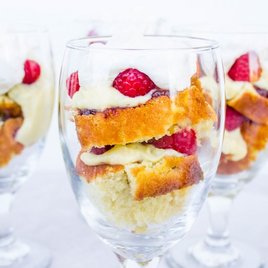 Orange Raspberry Trifle