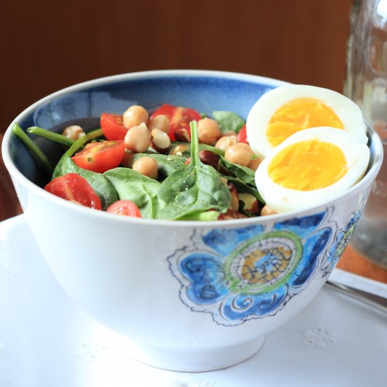 Spinach Protein Salad