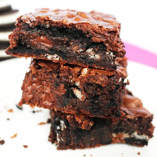 Best Oreo Brownies Ever