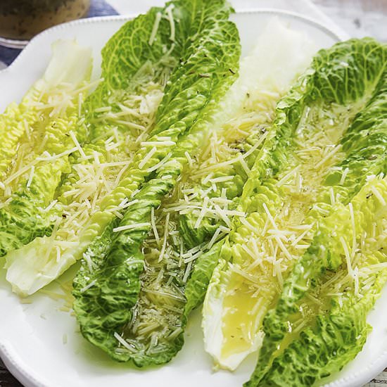 Italian Romaine Finger Salad