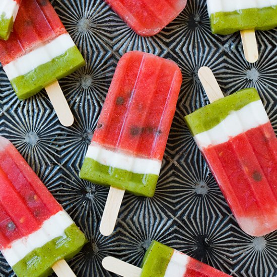 Watermelon Popsicles