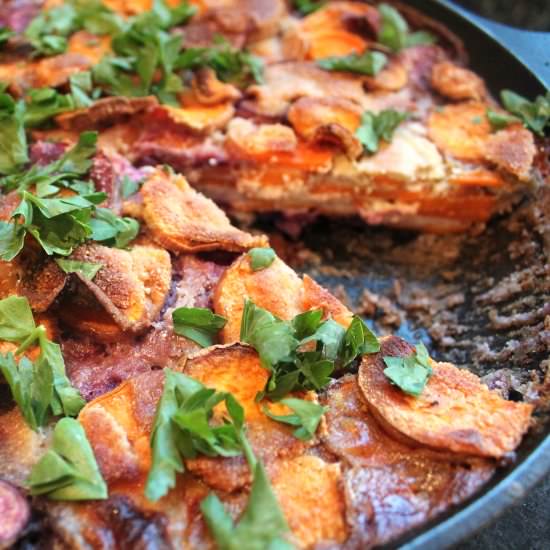 Sweet Potato Gratin (vegan)