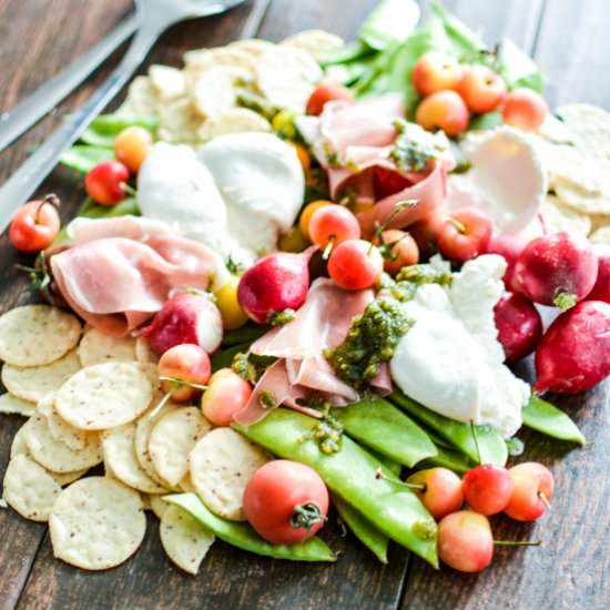 Spring Burrata Salad