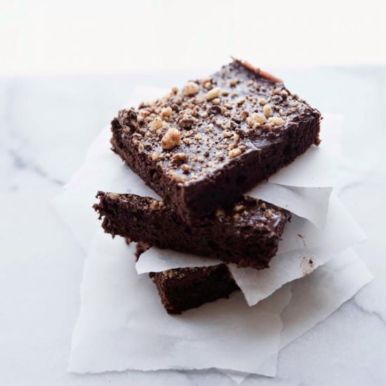 Toffee Topped Brownie