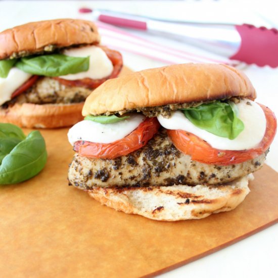 Caprese Grilled Chicken Sandwich