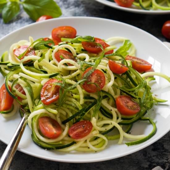 Simple Zucchini Caprese