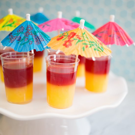 Tequila Sunrise Jello Shots