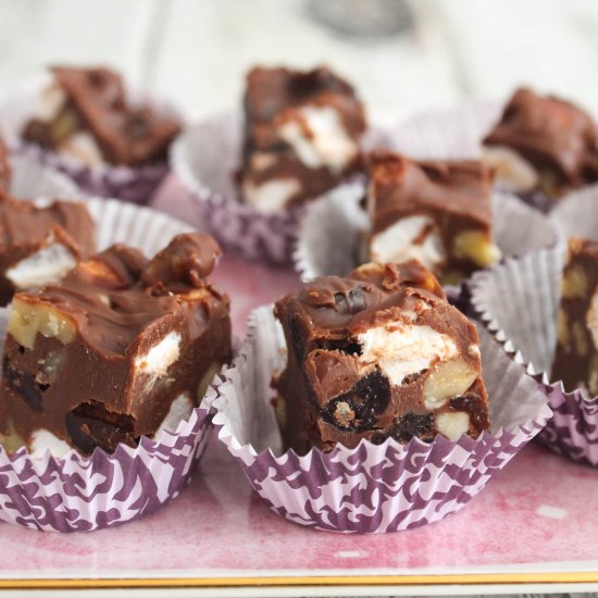 Rocky Road Fudge