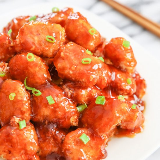 Baked Honey Sriracha Chicken