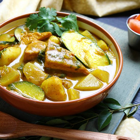 Braised Tofu and Vegetable Curry