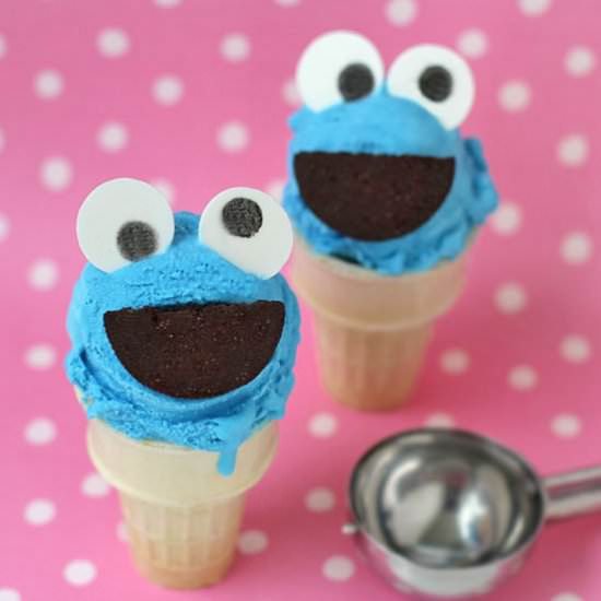 Cookie Monster Cones