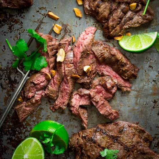 Thai Coconut Lime Skirt Steak