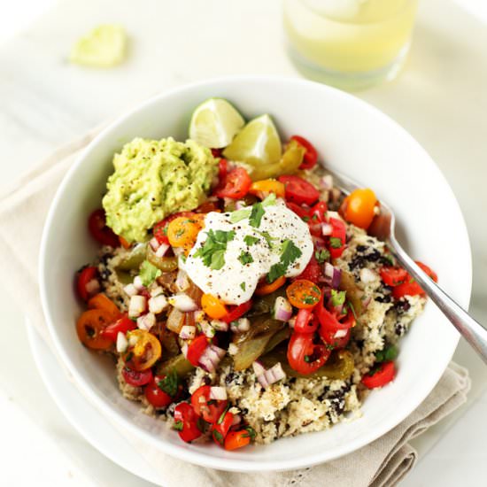 Vegetable Burrito Bowls