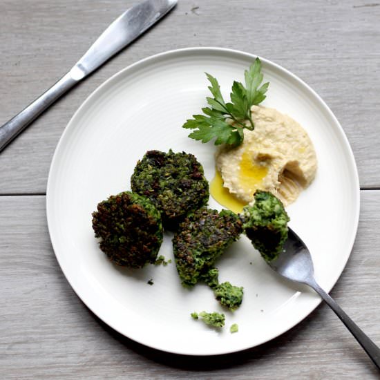 Broad Bean and Spring Greens Falafel