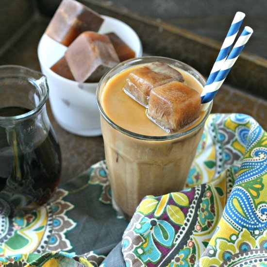 Mocha Ice Cubes for Iced Coffee