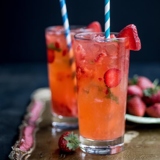 Strawberry Moscow Mules