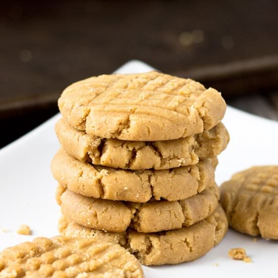 Soft Peanut Butter Cookies