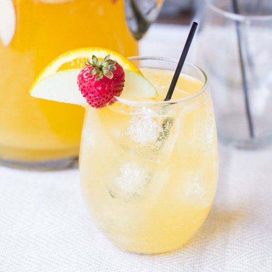 Passion Fruit and Pineapple Sangria